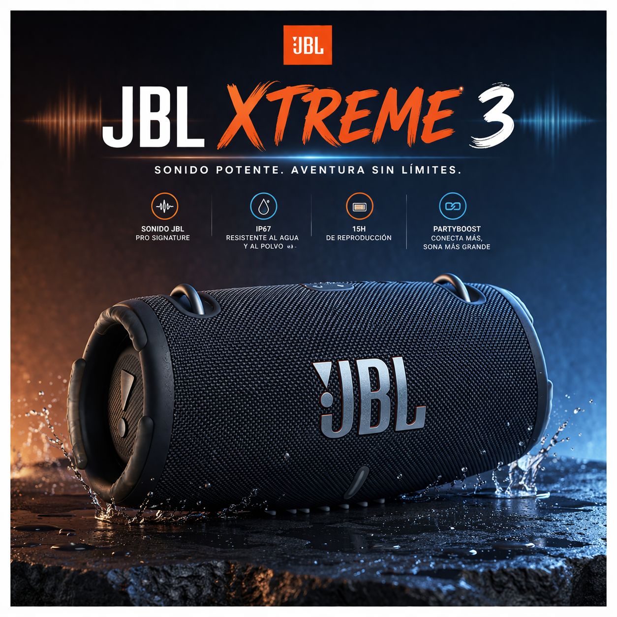 Bocina JBL Extreme 3